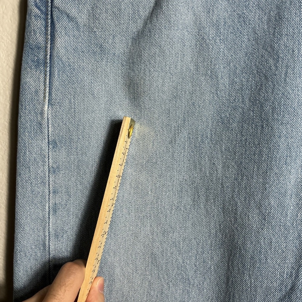 Levis 501 Original Fit Jeans Mens 34x30 Light Wash VTG XX Button Fly Straight - Picture 9 of 11